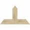 Ekena Millwork Portland Rough Sawn Timber Gable Bracket, Douglas Fir, 36"W x 23"H x 4"D x 6"F, 15/12 Pitch GBW036X23X0406POR00RDF - alternate 1